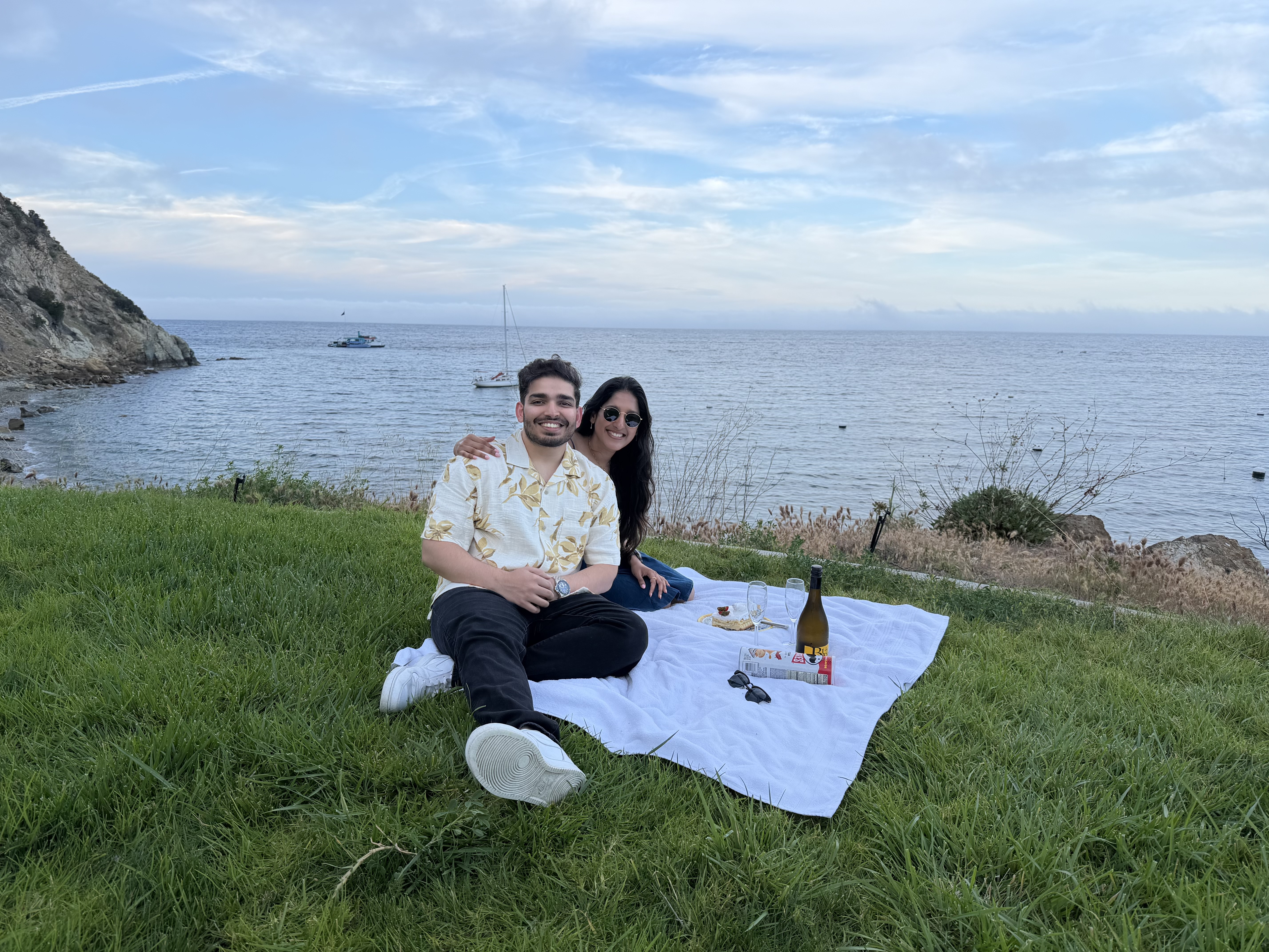 The proposal at Catalina Island